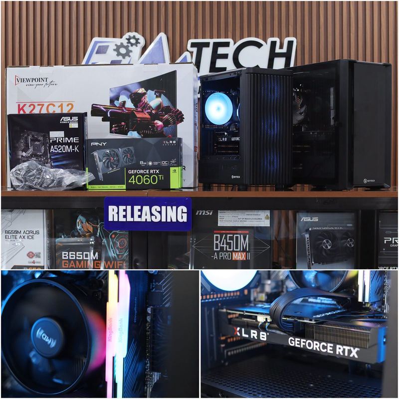 RTX 4060 Ti build + curved monitor package, released