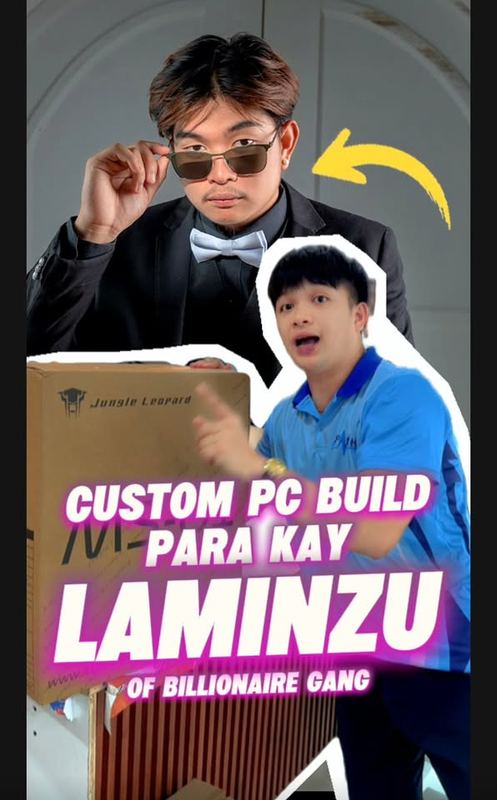 Custom PC build para kay Laminzu of Billionaire Gang